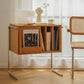 Modern Style Solid Wood Bookshelf Closed Back Bookcase with Doors Clearhalo 'Bookcases' 'furn' 'furn_bookcases' 'Furniture' 'Office Furniture' 1200x1200_c313f3b0-adf1-4935-bd7f-2a54a0b2d457