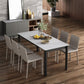 Contemporary Style Kitchen Chairs Dining Armless Side Chairs with Metal Legs Clearhalo ' kitchen&dining_furn' 'Dining Chairs' 'Dining Tables & Seating' 'dining_chair' 'furn' 'furn_dining_chair' 'Furniture' 'furniture_dining_chair' 'Kitchen & Dining Furniture' 'kitchen' 1200x1200_c3145795-4acd-4964-b89d-697047f453cc