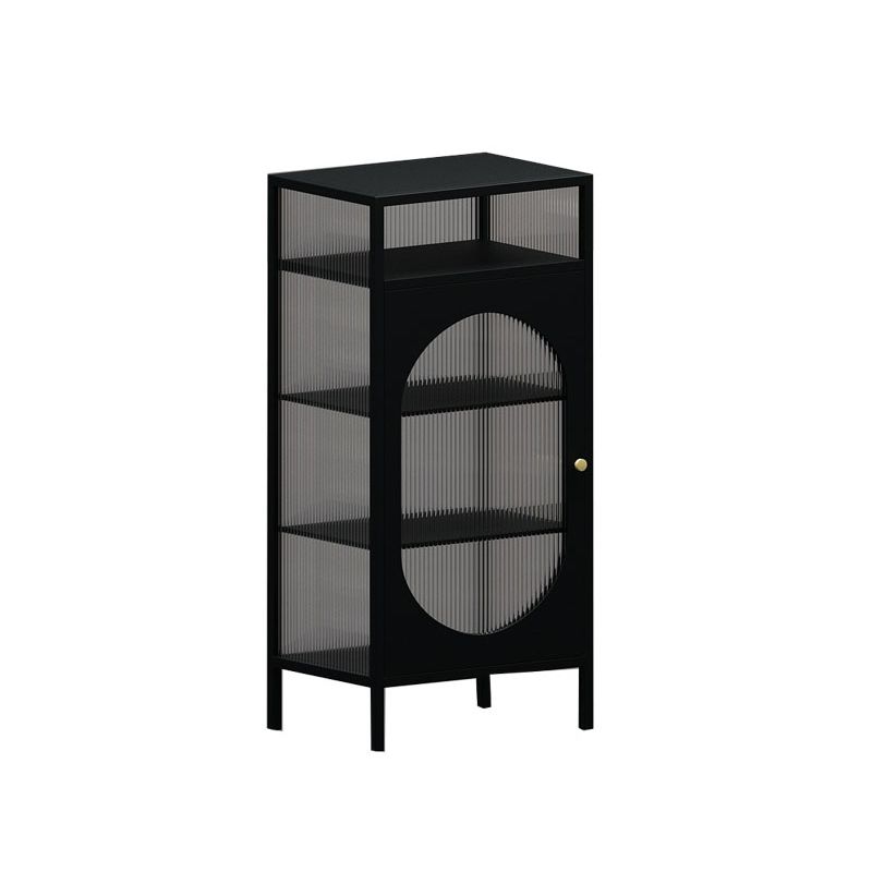 Contemporary Buffet Server Metal Dining Server with Doors for Living Room Clearhalo 'buffet_sideboard' 'Buffets & Sideboards' 'furn' 'furn_buffet_sideboard' 'Furniture' 'Kitchen & Dining Furniture' 1200x1200_c3170f77-7764-4577-91dc-594df0bdc9ac