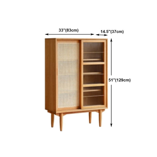 Porta scorrevole in legno massiccio mobile server moderno con spazio per la cucina