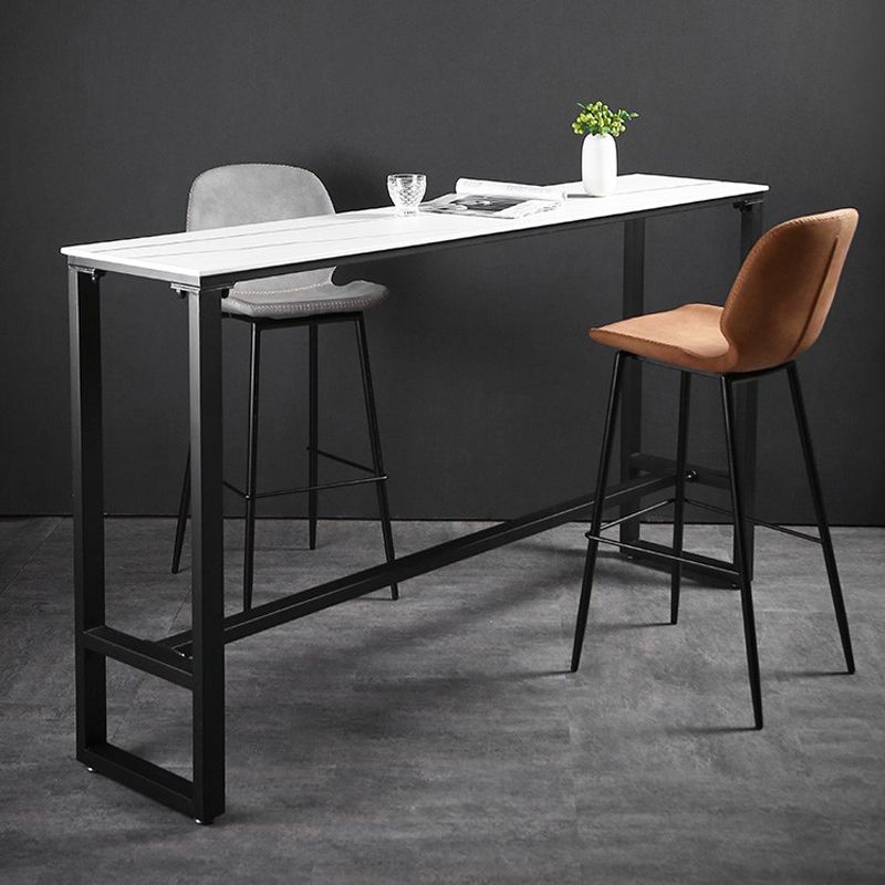 Set di banconi del soggiorno 1/2/3 pezzi rettangolo di altezza da banco bianco