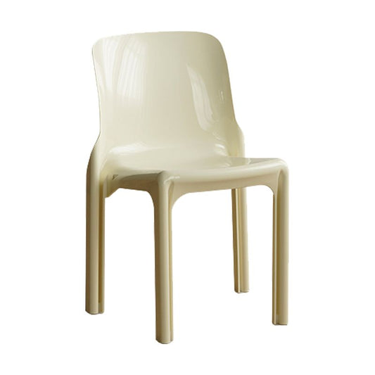 Silla lateral de comedor de 4 patas de estilo contemporáneo para el hogar