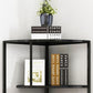 Industrial Metal Corner Bookshelf Open Vertical Bookshelf for Living Room Clearhalo 'Bookcases' 'furn' 'furn_bookcases' 'Furniture' 'furniture_bookcases' 'kitchen' 'kitchen_bookcases' 'Living Room Furniture' 'Office Furniture' 1200x1200_c31a2afa-9aa8-4c29-a1c0-e0e563396e29