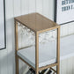 Bar Height Pub Table Glam Rectangle Solid Wood Bar Table with Storage Clearhalo 'Bar Furniture' 'Bar Tables' 'bar_tables' 'furn' 'furn_bar_tables' 'Furniture' 'Kitchen & Dining Furniture' 1200x1200_c31abbe1-dc88-455d-8233-7bc32b3d5377