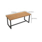 Industrial Dining Set 1/5 Pcs Solid Wood Top Dining Table and Armless Chairs Clearhalo 'Dining Room Sets' 'Dining Tables & Seating' 'dining_room_set' 'furn' 'furn_dining_room_set' 'Furniture' 'Kitchen & Dining Furniture' 1200x1200_c31c485c-3171-48cf-9a7b-89b1523a3cf9