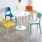 Contemporary Indoor Plastic Open Back Stacking Dining Side Chair Clearhalo 'Dining Chairs' 'Dining Tables & Seating' 'dining_chair' 'furn' 'furn_dining_chair' 'Furniture' 'Kitchen & Dining Furniture' 1200x1200_c31e883c-7dfe-48f0-af71-f9803e5977c9