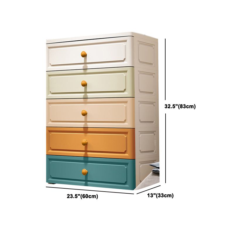 Eigentijdse garderobe kast met lade plastic garderobe kast