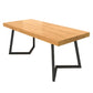 Rectangle 1/2/5/6/7 Pieces Dining Set Modern Double Pedestal Dinette Set Clearhalo 'Dining Room Sets' 'Dining Tables & Seating' 'dining_room_set' 'furn' 'furn_dining_room_set' 'Furniture' 'Kitchen & Dining Furniture' 1200x1200_c3217dc7-7592-4514-abf9-f725d6e9c85d