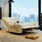 Moderno vera sedia in pelle club recliner massaggio home theater reclinabile