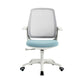 Deluxe Chair With Breathable AirGrid Back Fixed Arms White Frame Office Chair