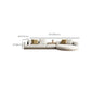 Farmhouse Sectional Sofa with Square Arms in Beige Linen Blend Clearhalo 'furn' 'furn_sectionals' 'Furniture' 'Living Room Furniture' 'Sectionals' 1200x1200_c323cbd7-aafd-4b5f-b60f-e12c5c0b288e