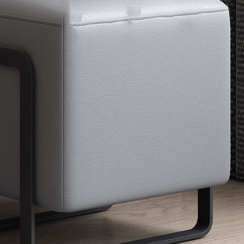 Set da tavolo da toeletta per vanità per trucco in pelle glam