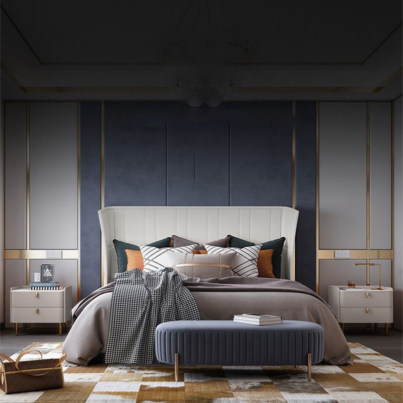 Da 20 "tavolo da notte in legno massiccio in legno massiccio in legno massiccio con 4 gambe