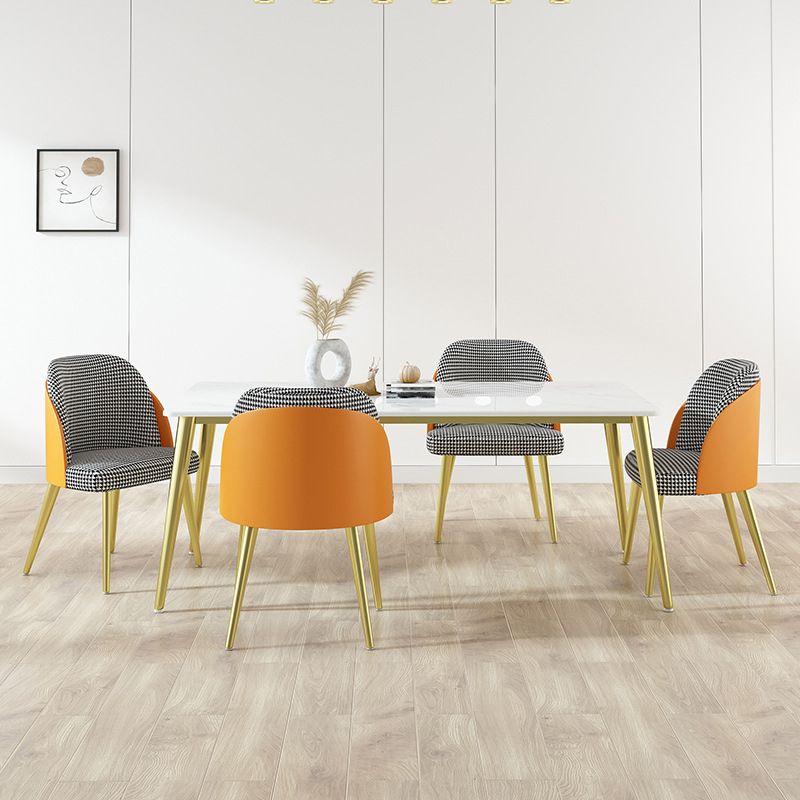 1/4/5/7 Pcs Metal Scandinavian Dining Room Set with Rectangle Table Dinette Set Clearhalo 'Dining Room Sets' 'Dining Tables & Seating' 'dining_room_set' 'Furniture' 'furniture_dining_room_set' 'Kitchen & Dining Furniture' 'kitchen&dining_furn' 'kitchen' 1200x1200_c3284ad1-855e-45a3-8c5a-781b81fd5b42
