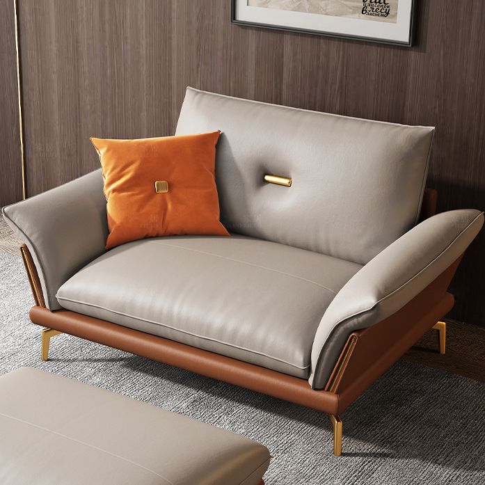 Modern Cushions Sofa 37.40" D x 34.64" H Flared Arm Sofa for Living Room Clearhalo 'furn' 'furn_sofas' 'Furniture' 'Living Room Furniture' 'Sofa' 'sofas' 1200x1200_c32c4548-e7a7-4641-85c1-e3249f7a8d49