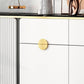 Sideboard Glam Sideboard in legno con porta e cassetto per soggiorno