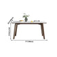 Mid-Century White Standard Dining Table Sintered Stone Rectangle Dining Table for Kitchen Clearhalo ' dining_table' 'Dining Tables & Seating' 'Dining Tables' 'furn' 'furn_dining_table' 'Furniture' 'furniture_dining_table' 'Kitchen & Dining Furniture' 'kitchen&dining_furn' 'kitchen' 'kitchen_dining_table' 1200x1200_c32dcdb4-60af-499e-887e-30a7668dc64b