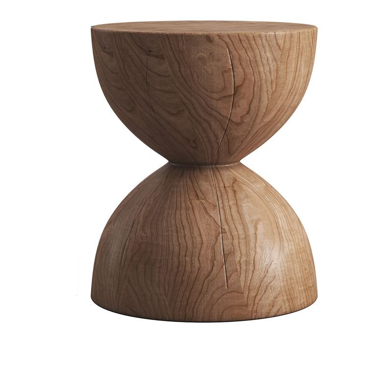 Pedestal End Table Natural/brown Round Wood Side End Table for Living Room Clearhalo 'Coffee & Accent Tables' 'End & Side Tables' 'end_side_table' 'end_side_tables' 'furn' 'furn_end_side_tables' 'Furniture' 'furniture_end_side_table' 'Living Room Furniture' 1200x1200_c32f0cbf-5287-4494-a81e-d8fc4f732f90