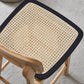 Rattan Modern Square Bar Stool Indoor Footrest Low Back Counter with Wood Legs Clearhalo 'Bar Furniture' 'Bar Stools' 'bar_stools' 'furn' 'furn_bar_stools' 'furniture_bar_stools' 'Kitchen & Dining Furniture' 'kitchen&dining_furn' 'kitchen' 'kitchen_furn' Furniture' 1200x1200_c3322562-87e1-4ab5-bee7-ecd7ce4a631b