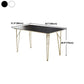 Gold Tripod Base Dining Table Stone and Metal Traditional Luxury Dining Table Clearhalo 'Dining Tables & Seating' 'Dining Tables' 'dining_table' 'furn' 'furn_dining_table' 'Furniture' 'furniture_dining_table' 'Kitchen & Dining Furniture' 'kitchen' 'kitchen_dining_table' 1200x1200_c339f6f7-123d-40c7-a7a1-6b6fd0ea57fd