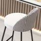 Restaurant Modern Bucket Counter Bar Stool Leather and Metal Counter-height Stool Clearhalo 'Bar Furniture' 'Bar Stools' 'bar_stools' 'furn' 'furn_bar_stools' 'Furniture' 'furniture_bar_stools' 'Kitchen & Dining Furniture' 1200x1200_c339f9a1-2021-47cb-9188-3dee4efd9f94