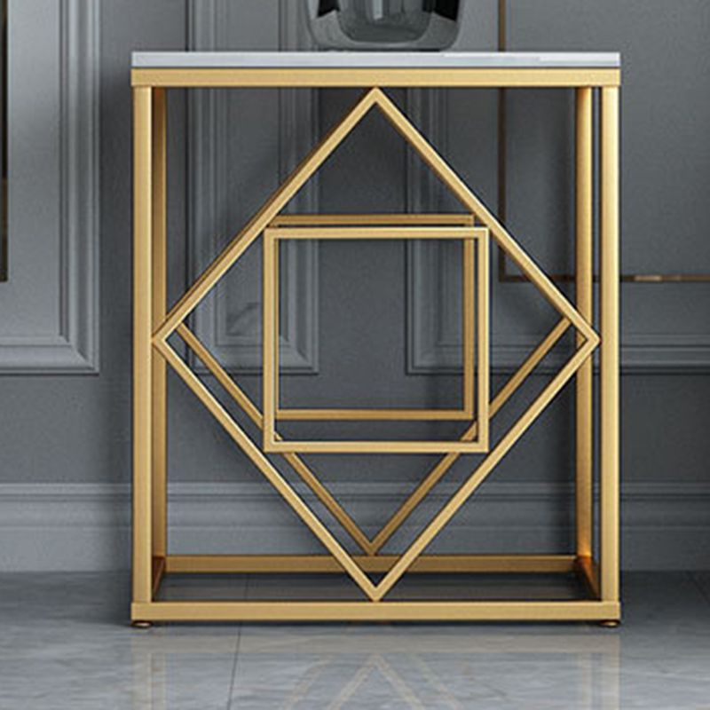 Modern Slate Corner Table Square Side End Table for Living Room