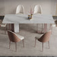 Luxury Sintered Stone Dining Set 1/2/5/6/7 Pieces Rectangle Dining Table with Chairs Clearhalo 'Dining Room Sets' 'Dining Tables & Seating' 'dining_room_set' 'furn' 'furn_dining_room_set' 'Furniture' 'furniture_dining_room_set' 'Kitchen & Dining Furniture' 1200x1200_c33c9957-7ade-44bd-88ac-7f121b484ab2