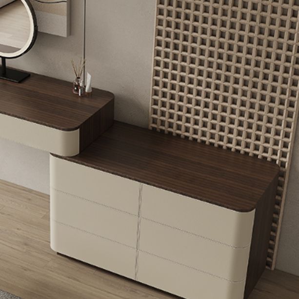 17.72 "brede make-up ijdelheid in witte make-up ijdelheid bureautafel met laden