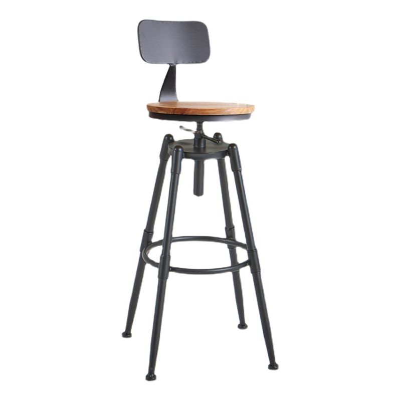 Industrial Style Metal Bar-stool with Iron Legs Counter Stool for Kitchen Bar Clearhalo 'Bar Furniture' 'Bar Stools' 'bar_stools' 'furn' 'furn_bar_stools' 'furniture_bar_stools' 'Kitchen & Dining Furniture' 'kitchen&dining_furn' 'kitchen' 'kitchen_furn' Furniture' 1200x1200_c33e1a39-0d02-4d2b-8f85-d713b5720599