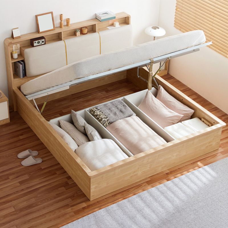 Libreria nordica in legno massiccio incluso il letto di portata del telaio del letto