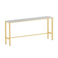 Glam Pub Tafel Bar Hoogte Rechthoek Bartafel met wit stenen blad