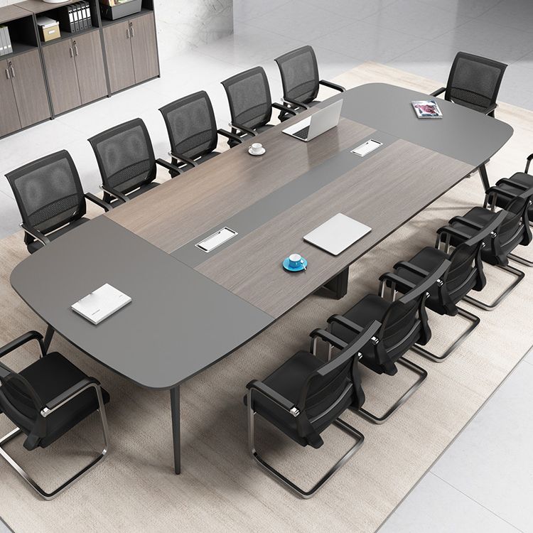 Modern Style Curved Desk Home Office Artificial Wood Writing Desk Clearhalo 'furn' 'furn_office_desk' 'Furniture' 'Office Desks' 'Office Furniture' 'office_desk' 1200x1200_c34294c8-a0c0-461d-ba21-0e3b3407eb54