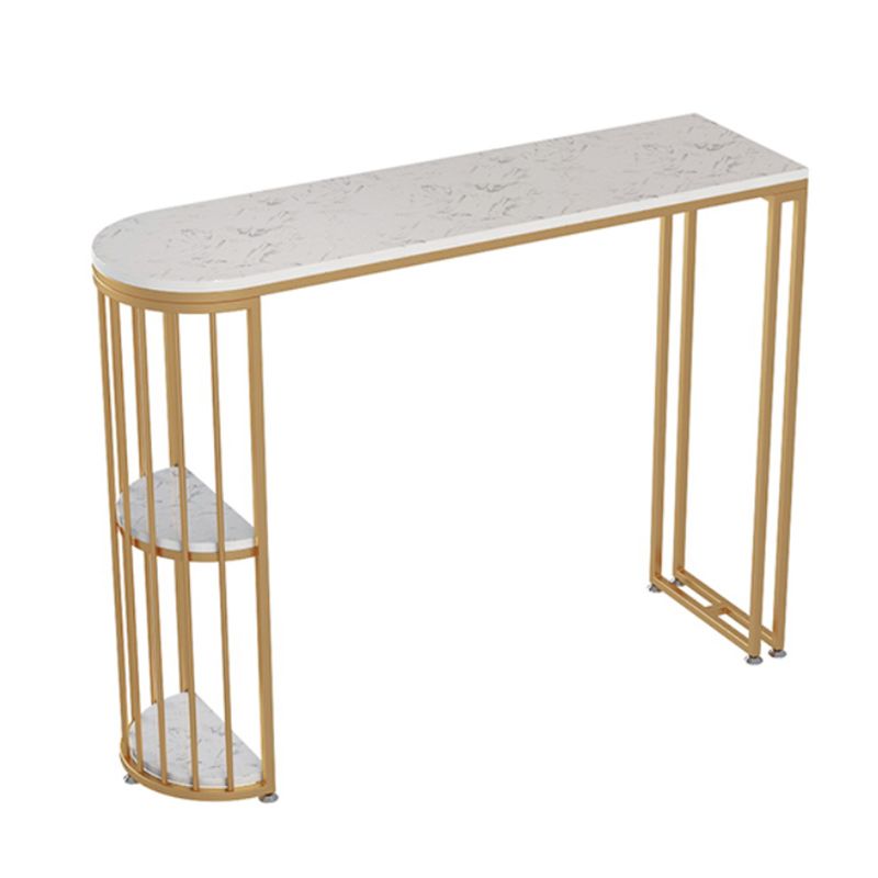 Glam 1/3 Pieces Bar Table Set Stone Counter Table with High Stools for Cafe Clearhalo 'Bar Furniture' 'furn' 'furn_home_bar_bar_sets' 'Furniture' 'Home Bars & Bar Sets' 'home_bar_bar_sets' 'Kitchen & Dining Furniture' 1200x1200_c342a502-e550-427b-b8f5-b04de37c19f0