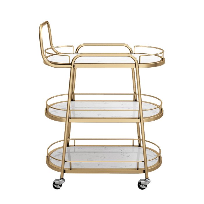 Modern 32.28"H Rolling Prep Table Metal Prep Table for Home Use Clearhalo 'furn' 'furn_kitchen_islands_carts' 'Furniture' 'Kitchen & Dining Furniture' 'Kitchen Islands & Carts' 'kitchen_islands_carts' 1200x1200_c343f157-6e90-4805-9221-12d067765594