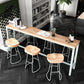 Modern Bar-height Table Solid Wood Top Bar Table for Living Room Clearhalo 'Bar Furniture' 'Bar Tables' 'bar_tables' 'furn' 'furn_bar_tables' 'Furniture' 'Kitchen & Dining Furniture' 1200x1200_c34521da-2a7b-4ca7-8ff9-6b71291606f3