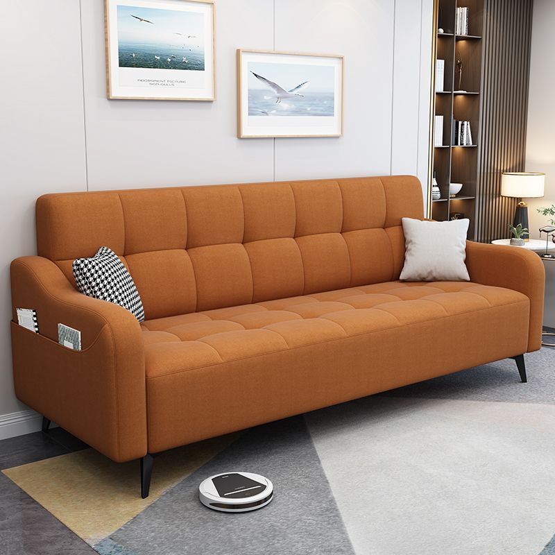 Modern Linen Charles Of London Sofa with Storage Bag for Living Room, Apartment Clearhalo 'furn' 'furn_sofas' 'Furniture' 'furniture_sofas' 'kitchen' 'kitchen_sofas' 'Living Room Furniture' 'Sofa' 'sofas' 1200x1200_c347f3fc-ce33-47be-aa6b-fcd7811ae7e0