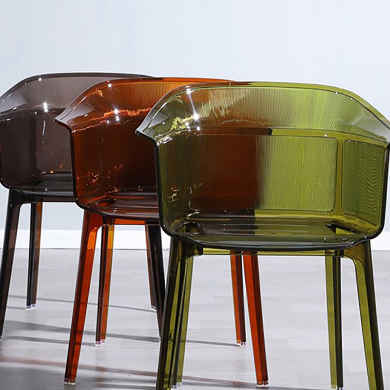 Nordic Style Plastic Dining Armchair Stacking Dining Chair for Restaurant Clearhalo ' kitchen&dining_furn' 'Dining Chairs' 'Dining Tables & Seating' 'dining_chair' 'Furniture' 'furniture_dining_chair' 'Kitchen & Dining Furniture' 'kitchen' 1200x1200_c348c162-5d58-41f2-b18b-902537ccef40