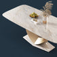 Sintered Stone Top Luxurious Dining Set Rectangle 1/2/4/5/7/9 Pieces Dining Room Table Set