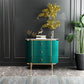 Glam Stone Storage Chest Home 16" W Vertical Chest with 3 Drawers