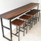 Solid Wood Top Bistro Set 1/2/5 Pieces Modern Rectangle Pub Table Set Clearhalo 'Bar Furniture' 'furn' 'furn_home_bar_bar_sets' 'Furniture' 'Home Bars & Bar Sets' 'home_bar_bar_sets' 'Kitchen & Dining Furniture' 1200x1200_c34f9ec3-f0e8-4808-8697-4f5471ca8732