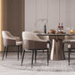 Faux Leather Dining Chairs Glam Style Parsons Arm Chair for Dining Room Clearhalo 'Dining Chairs' 'Dining Tables & Seating' 'dining_chair' 'furn' 'furn_dining_chair' 'Furniture' 'Kitchen & Dining Furniture' 1200x1200_c351c455-b223-4a80-acc5-39ffbf384a7e