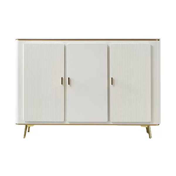 Glam Side Board Faux Marble Sideboard Table with Doors for Dining Room Clearhalo 'buffet_sideboard' 'Buffets & Sideboards' 'furn' 'furn_buffet_sideboard' 'Furniture' 'Kitchen & Dining Furniture' 1200x1200_c351dc82-7d21-4952-b0d9-c133e7126f07