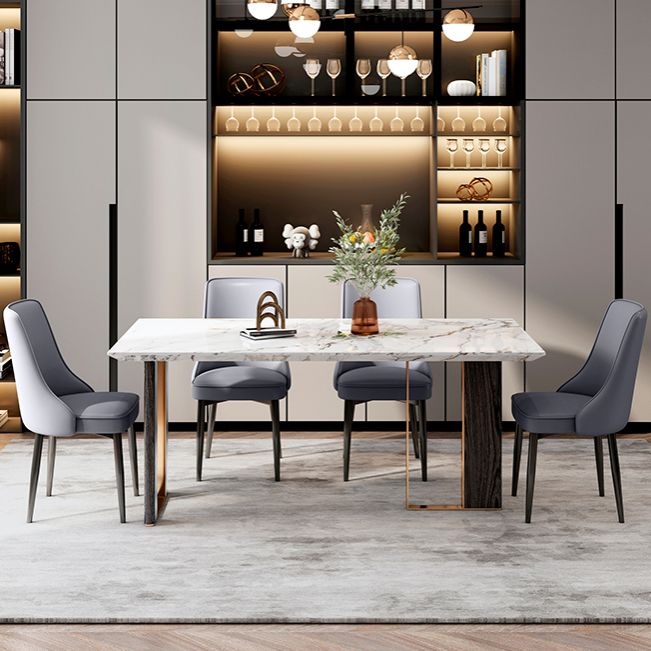 Scandinavian Style Metal Dining Chairs Dining Room Parsons Armless Chair Clearhalo ' kitchen&dining_furn' 'Dining Chairs' 'Dining Tables & Seating' 'dining_chair' 'furn' 'furn_dining_chair' 'Furniture' 'furniture_dining_chair' 'Kitchen & Dining Furniture' 'kitchen' 1200x1200_c3543453-a74e-4e3b-8584-28cba7006a16