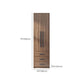 Contemporary Wardrobe Armoire Engineered Wood Wardrobe Closet