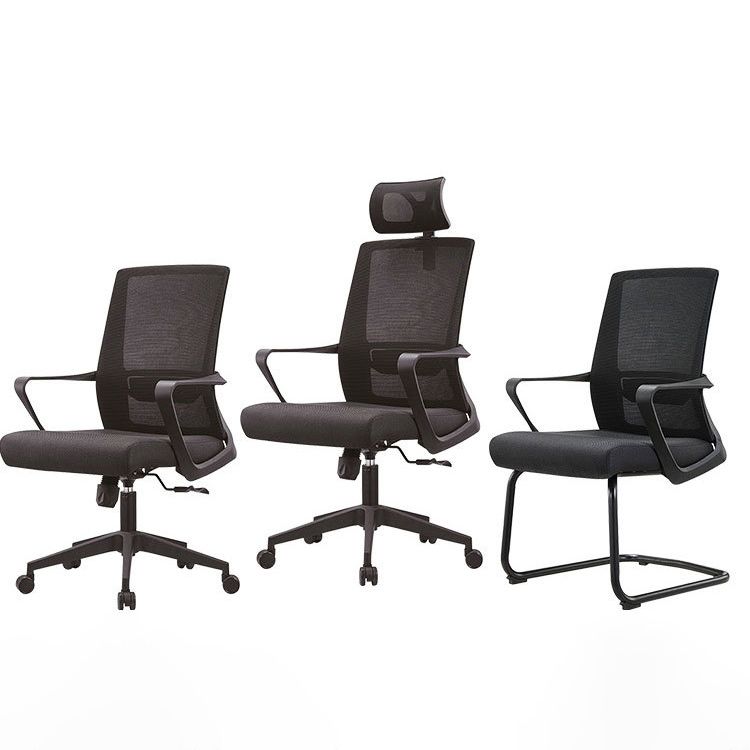 Contemporary Breathable AirGrid Desk Chair Microfiber Conference Arm Chair Clearhalo 'furn' 'furn_office_chair' 'Furniture' 'Office Chairs' 'Office Furniture' 'office_chair' 1200x1200_c35b5ca1-c88a-477a-bad1-7bc14f03064b