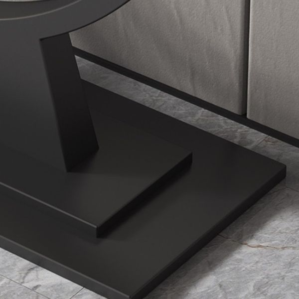 Stone Rectangle Console Table 1-shelf 31.5" Tall End Table for Hall Clearhalo 'Console Tables' 'console_tables' 'Entry & Mudroom Furniture' 'furn' 'furn_console_tables' 'Furniture' 1200x1200_c35bae5e-1380-443a-8430-c4c9d430a14d