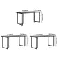 Industrial Style Home Pine Dining Table Rectangle Shape Table with Double Pedestal Clearhalo ' dining_table' 'Dining Tables & Seating' 'Dining Tables' 'furn' 'furn_dining_table' 'Furniture' 'furniture_dining_table' 'Kitchen & Dining Furniture' 'kitchen&dining_furn' 'kitchen' 'kitchen_dining_table' 1200x1200_c35c0bb2-6eaa-4a93-bd76-a7234a4c670d