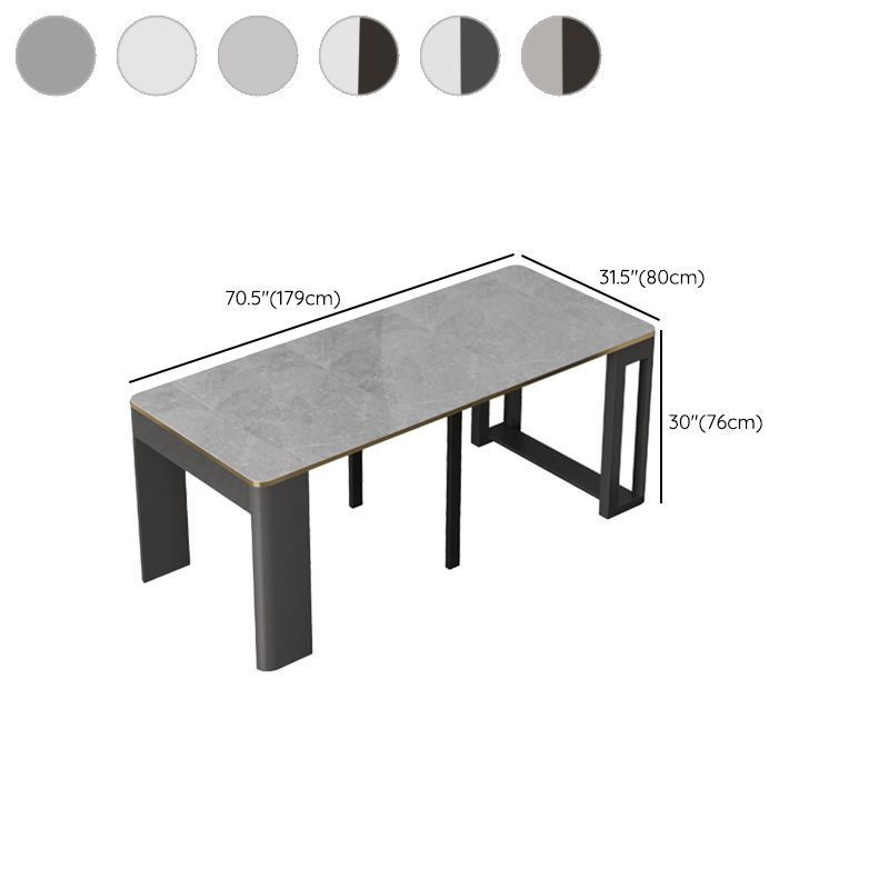 Modern Simple Dining Table Removable Dinner Table for Living Room Clearhalo 'Dining Tables & Seating' 'Dining Tables' 'dining_table' 'furn' 'furn_dining_table' 'Furniture' 'Kitchen & Dining Furniture' 1200x1200_c35c29e0-7af6-4c5c-a2cc-b58ad8d2de17