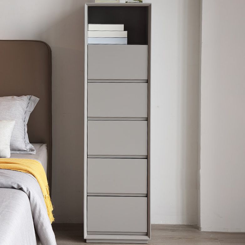 Modern de almacenamiento cofre de madera de madera tocador de cofre con cajones