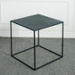 Mid-Century Modern Cocktail Table Metal Square Single Coffee Table